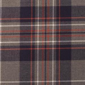 Grey Blue Check Tartan