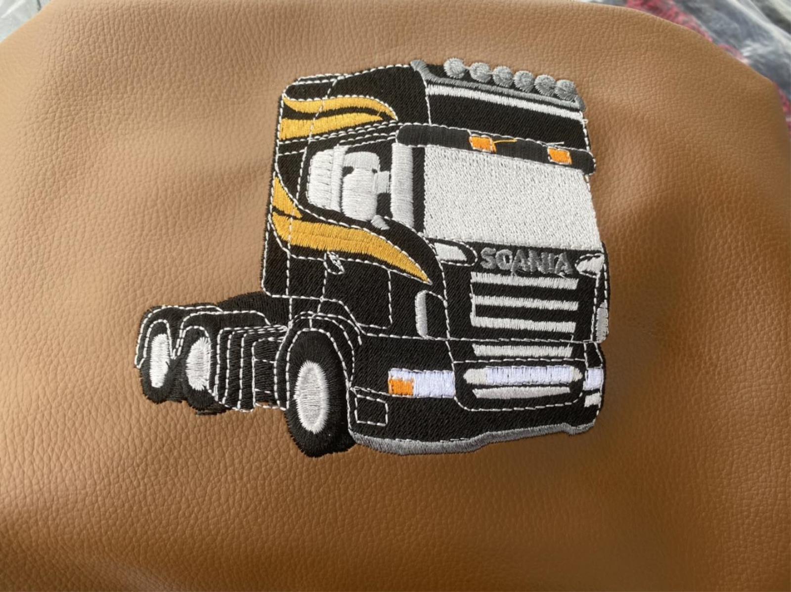 Baru Tartan Cushion CSH Whiterig Truck Curtains