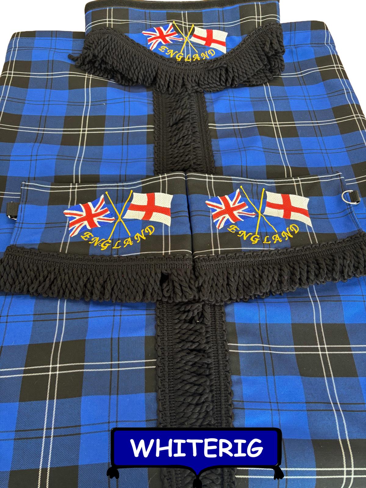 Ramsay Tartan Truck Curtain Set Whiterig Truck Curtains