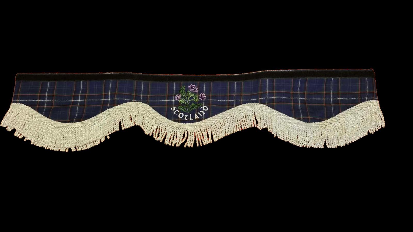 Isle of Arran Truck pelmet  Whiterig Truck Curtains