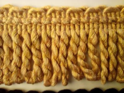 Thick Gold Bullion Trim Whiterig Truck Curtains